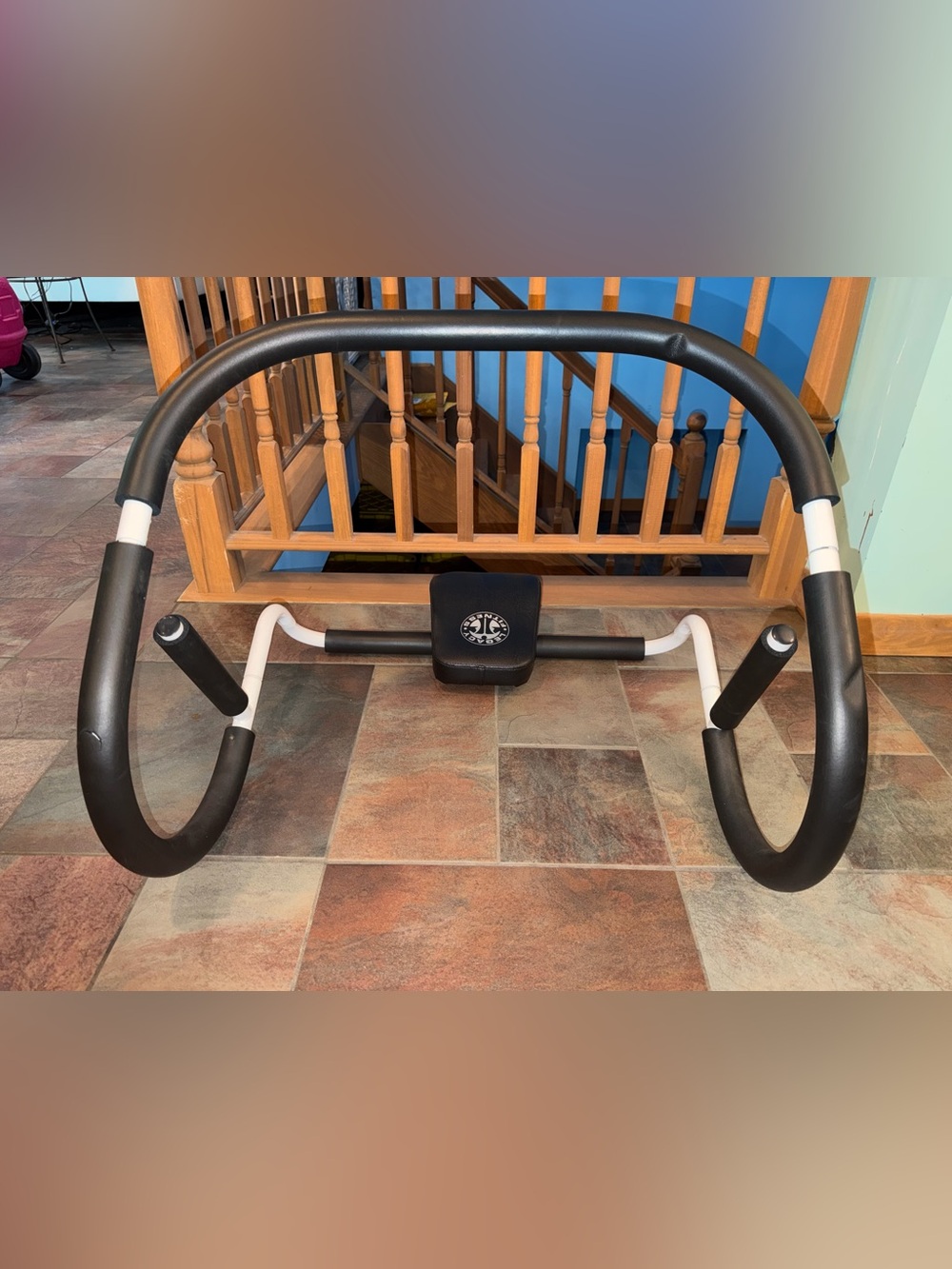 Abdominal Cruncher Exercise Fitness Sit-Ups Vintage Ab Roller